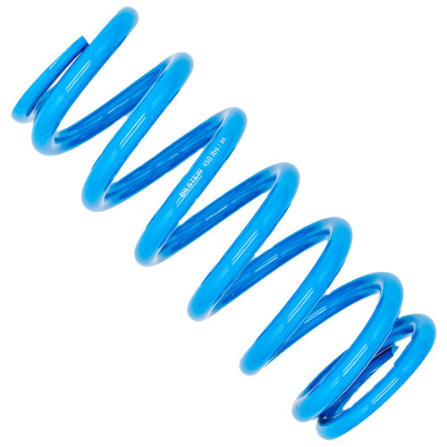 Coil Spring - Coil-Over - 2.5 in ID - 10 in Length - 450 lb/in Spring Rate - Steel - Blue Powder Coat - Each