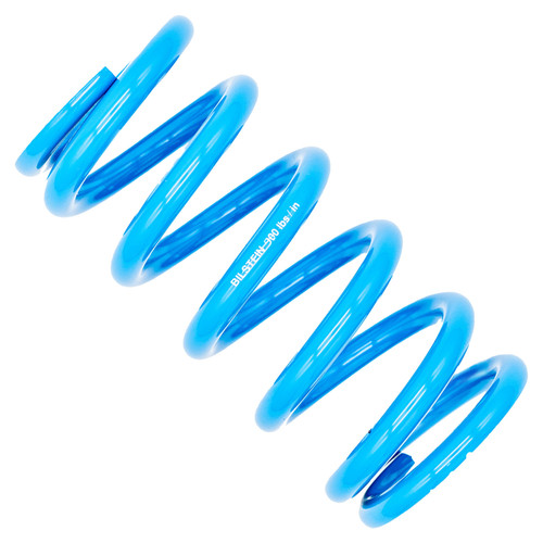 Coil Spring - Coil-Over - 2.5 in ID - 7 in Length - 500 lb/in Spring Rate - Steel - Blue Powder Coat - Each