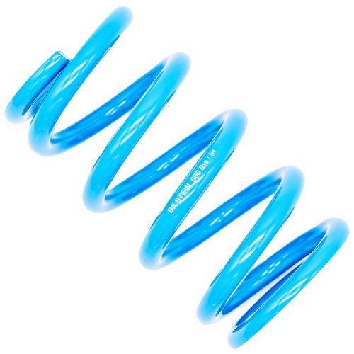 Coil Spring - Coil-Over - 2.5 in ID - 7 in Length - 600 lb/in Spring Rate - Steel - Blue Powder Coat - Each