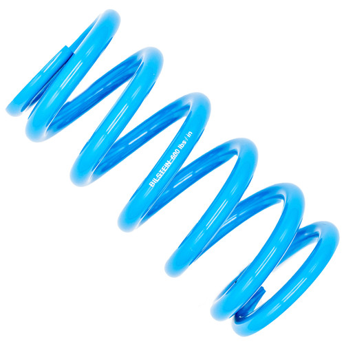 Coil Spring - Coil-Over - 2.5 in ID - 8 in Length - 600 lb/in Spring Rate - Steel - Blue Powder Coat - Each