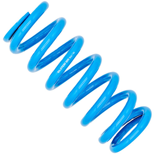 Coil Spring - Coil-Over - 2.5 in ID - 10 in Length - 600 lb/in Spring Rate - Steel - Blue Powder Coat - Each