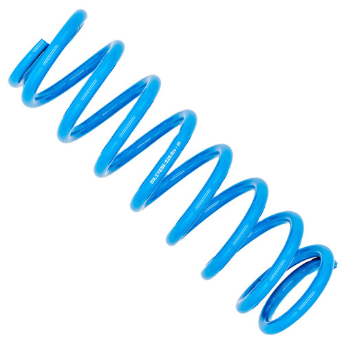 Coil Spring - Coil-Over - 2.5 in ID - 12 in Length - 225 lb/in Spring Rate - Steel - Blue Powder Coat - Each