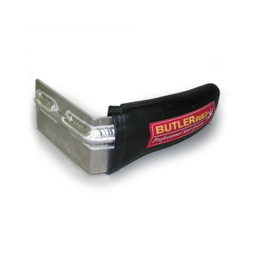 Head Support - Passenger Side - 2 in - Black Velour Cover Included - Aluminum - Natural - Butler Built Seats - Each
