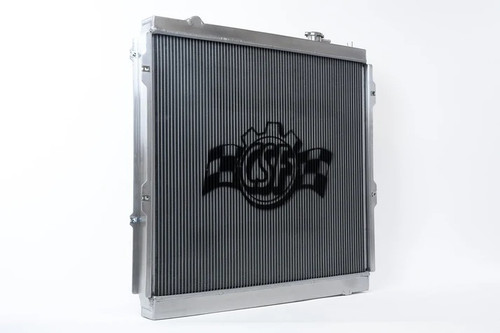 Radiator - 25.38 in W x 22.69 in H x 1.65 in D - Passenger Side Inlet - Driver Side Outlet - Aluminum - Toyota Compact Truck 1995-2004 - Each