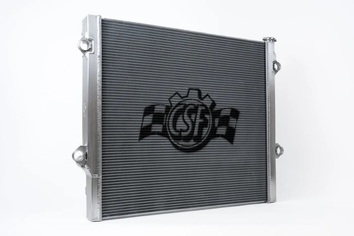 Radiator - 23.54 in W x 25.55 in H x 1.25 in D - Single Pass - Driver Side Inlet - Passenger Side Outlet - Aluminum - Polished - Lexus J120 / Toyota 4Runner 2003-09 - Each