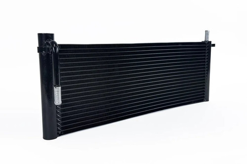 Fluid Cooler - OEM Inlet / Outlet - Aluminum - Black Powder Coat - Automatic Transmission - Ford Fullsize SUV / Truck 2007-17 - Each