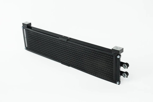 Fluid Cooler - OEM Inlet / Outlet - Rock Guard Included - Aluminum - Black Powder Coat - Engine Oil - BMW F87 2019-21 / F8X 2015-20 / F97 2020-24 / F98 2020-25 - Each
