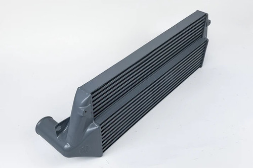 Intercooler - Stepped Core - 2.5 in Inlet / Outlet - Aluminum - Silver Powder Coat - Toyota Corolla 2023-25 / Yaris 2020-25 - Each