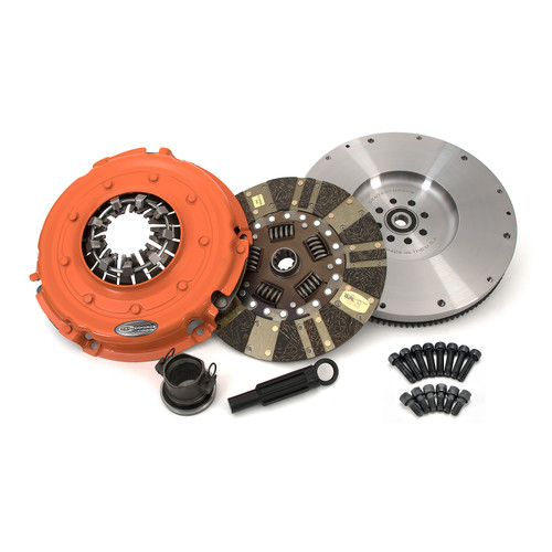 Clutch Kit - Dual Friction - Single Disc - 10.75 in Diameter - 1-1/8 in x 10 Spline - Spring Hub - Organic / Carbon - Jeep Wrangler 2012-17 - Kit