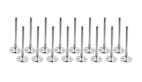 Intake Valve - 6000 Series - 36 mm Head - 5.47 mm Valve Stem - 109.3 mm Long - Stainless - Honda K-Series - Set of 16