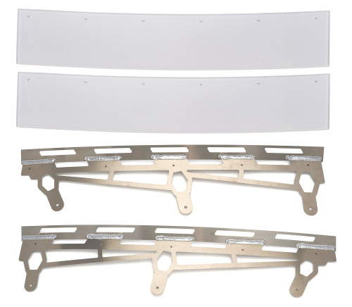 Spoiler Blades - 64.5 x 6.5 in - 70 Degrees - 2-Piece - Spoiler Only - Polycarbonate - ABC NextGen - Pair