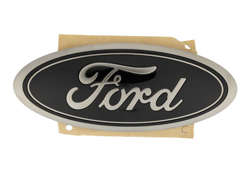 Emblem - Ford Oval - Tailgate - Plastic - Black / Chrome - Ford Compact SUV 2021-26 / Ford Midsize SUV 2021-26 - Each