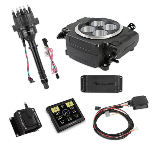 Fuel Injection - Sniper 2 EFI - Throttle Body - Square Bore - Aluminum - Black - Small Block Chevy - Kit