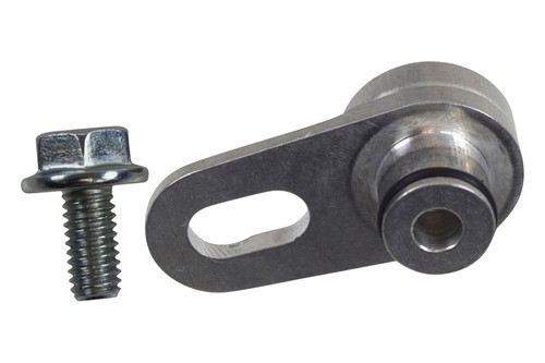 Fitting - Adapter - Straight - 1/8 in NPT Female to 12 mm Male O-Ring Plug - Hardware Included - Aluminum - Clear Anodized - MAP Sensor Vacuum Port - Each