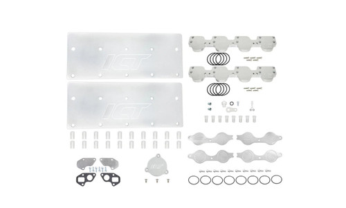 Engine Blockoff Kit - Intake / Exhaust / Water Pump / Port Plugs - Aluminum - Clear Anodized - GM GenV LT-Series - Kit