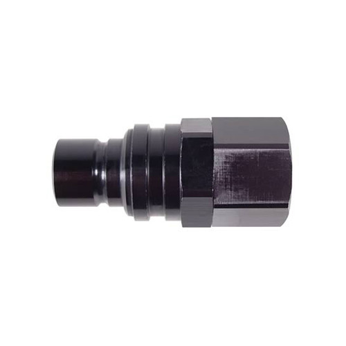 Fitting - Quick Disconnect - 5000 Series - Straight - 8 AN Female to Male Quick Disconnect - Aluminum - Black Anodized - Each