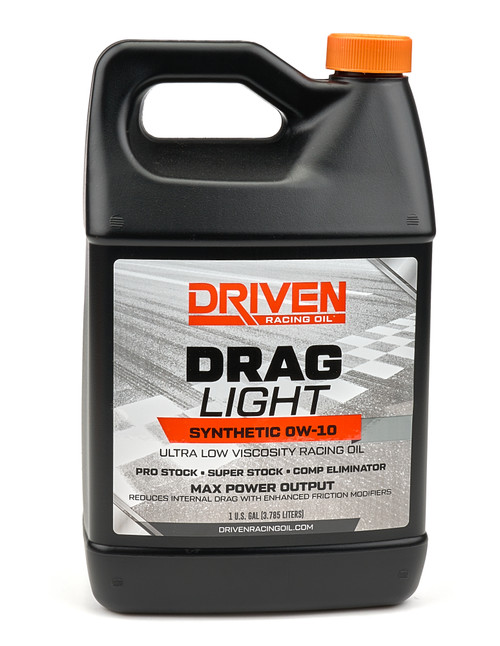 Motor Oil - Drag Light - 0W10 - Synthetic - 1 gal - Each