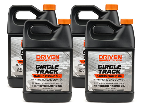Motor Oil - Circle Track - 20W50 - Synthetic - 1 gal Jug - Set of 4