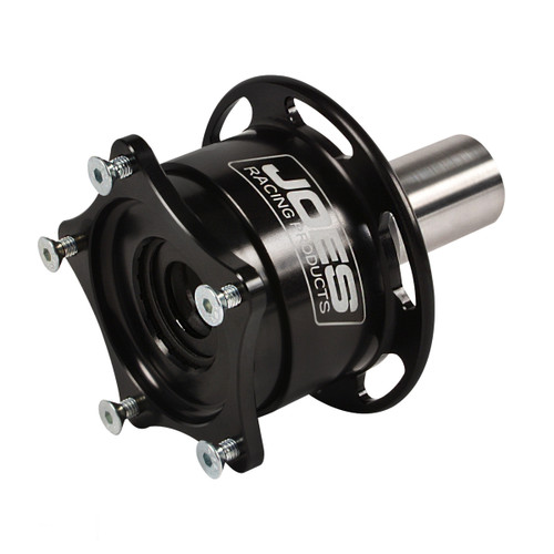 Steering Wheel Quick Release - 360 Degree Release - Spline - Aluminum - Black Anodized - 3/4 in Shaft - Grant Steering Wheel - Kit