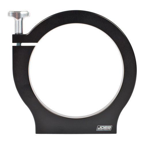 Nitrous Bottle Bracket - Single Bottle - Flat Mount - 4 in ID - Aluminum - Black Anodized - Each
