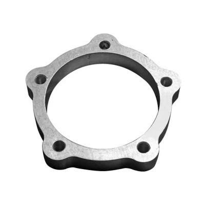 Brake Rotor Spacer - 3/8 in Thick - 5 x 3.375 in Bolt Pattern - Aluminum - Natural - Micro Sprint - Each