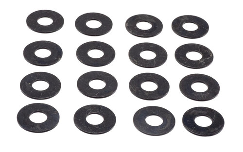 Valve Spring Shim - 0.006 in Thick - 1.246 in OD - 0.518 in ID - Steel - Set of 16