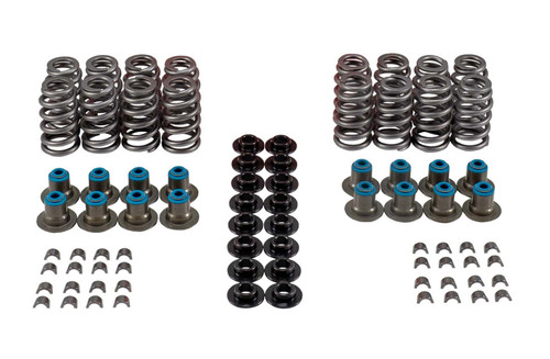 Valve Spring Kit - Beehive - 325 lb/in Spring Rate - 1.141 in Coil Bind - 1.029 in / 1.264 in OD - Locks / Steel Retainers / Seals - GM LS-Series - Kit