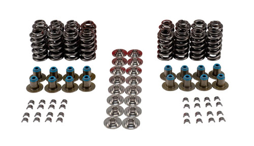 Valve Spring Kit - Dual Spring - 454 lb/in Spring Rate - 1.102 in Coil Bind - 1.260 in OD - Locks / Titanium Retainers / Seals - GM LS-Series - Kit