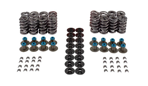 Valve Spring Kit - Dual Spring - 409 lb/in Spring Rate - 1.304 in OD - Locks / Steel Retainers / Seals - GM LS-Series - Kit