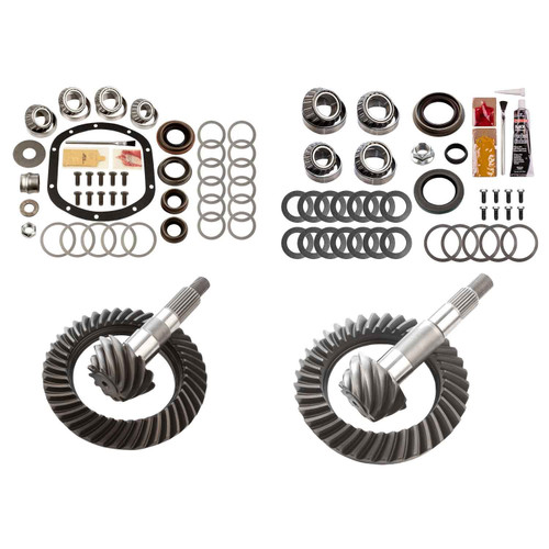 Ring and Pinion - Front and Rear Complete Kit - 4.10 Front / 4.11 Rear Ratio - 26 Spline Pinion - Dana 30 Front / Dana 35 Rear - Kit