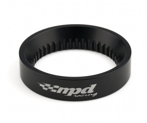 Axle Spacer - 0.5 in Thick - Cone - Female - MPD System Saver - Aluminum - Black Anodized - 42-Spline - Sprint Car - Each