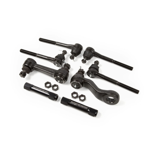 Steering Rebuild Kit - Pitman Arm / Idler Arm / Tie Rod Ends / Tie Rod Sleeves - GM Fullsize Truck / SUV 1967-70 - Kit
