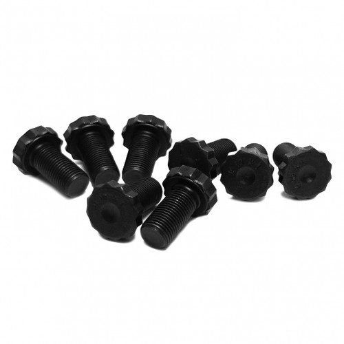 Flywheel Bolt Kit - 10 mm x 1.0 Thread - 0.800 in Long - 12 Point Head - Steel - Black Oxide - Ford Modular - Set of 8