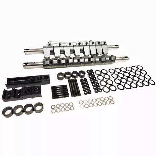 Rocker Arm - Pro Series - Shaft Mount - 1.60 Ratio - Full Roller - Aluminum - Clear Anodized - Mopar B / RB-Series - Kit
