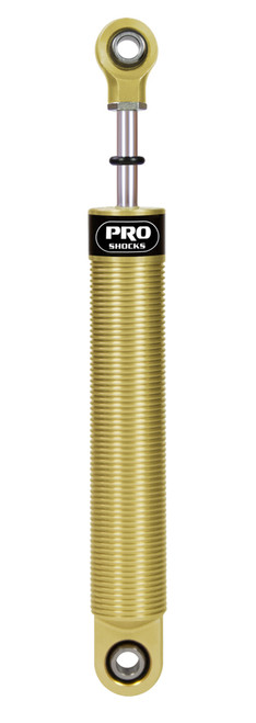 Shock - ASB Series - Twintube - 12.50 in Compressed / 19.50 in Extended - 1.63 in OD - C3-R7 Valve - Threaded Aluminum - Gold Anodized - Each