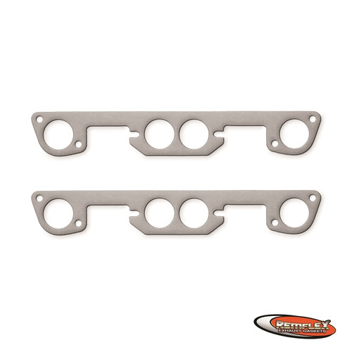 Exhaust Header / Manifold Gasket - All Pontiac Tiger Head Ram Air IV - 1.875 in Round Port - Graphite - Pontiac V8 - Pair