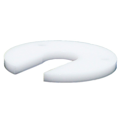 Bump Stop Shim - 0.125 in Thick - 16 mm Shaft - Plastic - White - Set of 10
