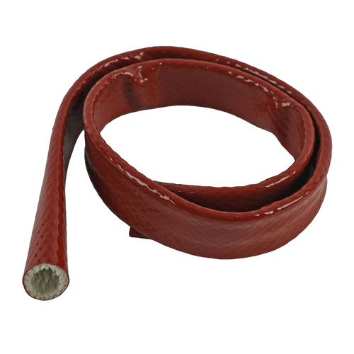 Hose and Wire Sleeve - 244 Series - 22 mm ID - 3 ft - Fiberglass - Red - Each