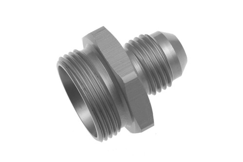 Fitting - Adapter - 5000 Series - Straight - 6 AN Male to 7/8-20 in Inverted Flare Male - Aluminum - Clear Anodized - Each
