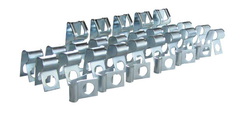 Brake Line Clip - Brake / Fuel Clips - Bolt-On - 5/16 in Mounting Hole - Chevy Corvette 1969-72 - Kit