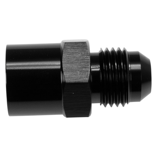 Fitting - Adapter - Straight - 6 AN Male to 14 mm x 1.50 in Female O-Ring - Aluminum - Black Anodized - Each