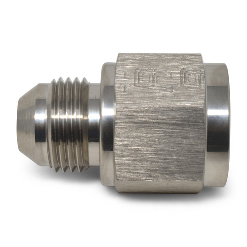 Fitting - Adapter - Straight - 8 AN Female to 6 AN Male - Aluminum - Clear Anodized - Each