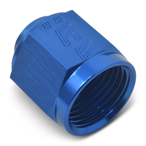 Fitting - Cap - 12 AN - Aluminum - Blue - Each