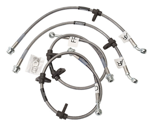 Brake Hose Kit - DOT Approved - Braided Stainless - Acura Integra 1994-2001 - Kit
