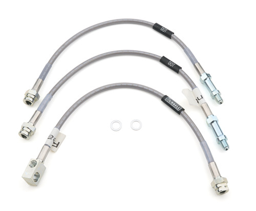 Brake Hose Kit - DOT Approved - Braided Stainless - Ford Mustang 1965-67 - Kit