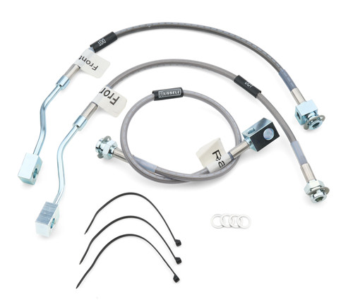 Brake Hose Kit - DOT Approved - Braided Stainless - Ford Fullsize Truck 1992-96 - Kit