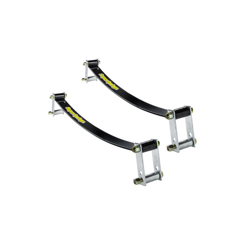 Helper Spring Kit - SuperSprings - Self Adjusting - Stock Height - Rear - Steel - Black Powder Coat - 1400 lb - Various Applications - Kit