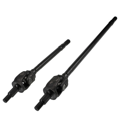 Axle Shaft - 18.75 and 34.438 in Long - 27 Spline Carrier - 27 Spline Drive Flange - 6.25 in Outer Length - Chromoly - Black Oxide - Dana 30 - Kit
