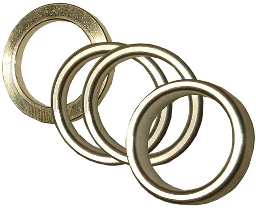 Spindle Spacers - Aluminum - Natural - Champ Kart - Kit