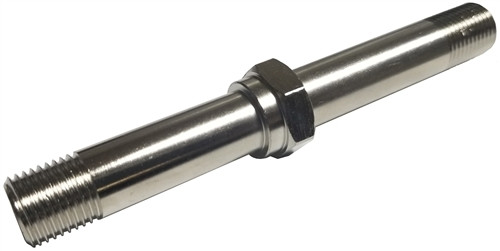 Radius Rod Stud - 1/2-20 in Thread - 4.15 in Long - Hex - Chromoly - Natural - Each
